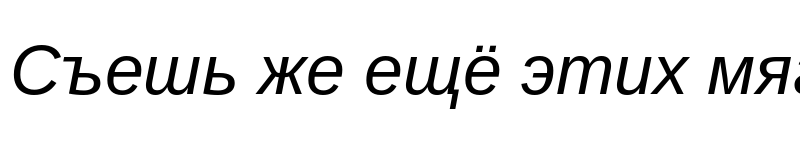 Preview of Arimo Italic