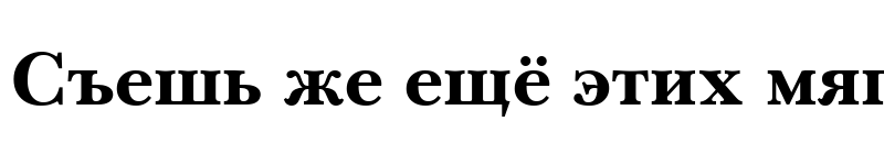 Preview of Baskerville Cyrillic Bold