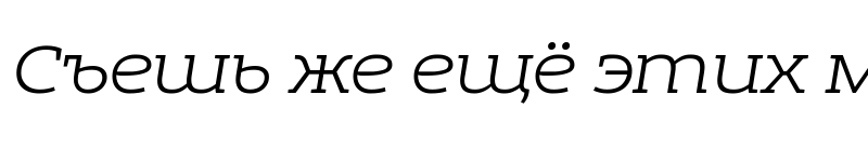 Preview of Echoes Slab Thin Italic
