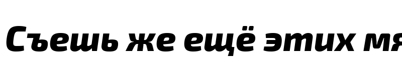 Preview of Exo 2 Extra Bold Italic