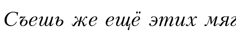 Preview of Kudriashov Italic