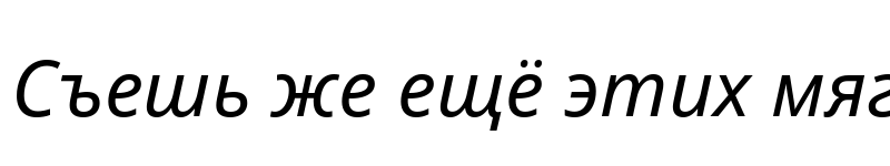 Preview of Noto Sans Italic