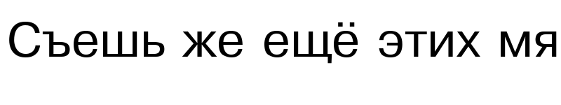 Preview of Pragmatica Cyrillic