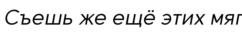 Preview of Solomon Sans Normal Italic Regular