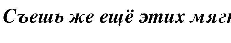 Preview of Vremya Bold Italic