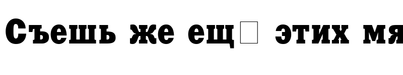 Preview of Xenia Condensed Cyrillic