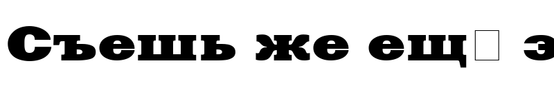 Preview of Xenia Extended Bold Cyrillic